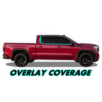 2019-2026 GMC Sierra 1500 | Window Trim Chrome Delete PreCut Vinyl Wrap