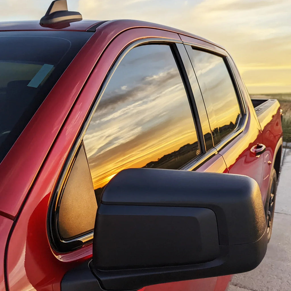 2019-2026 GMC Sierra 1500 | Window Trim Chrome Delete PreCut Vinyl Wrap