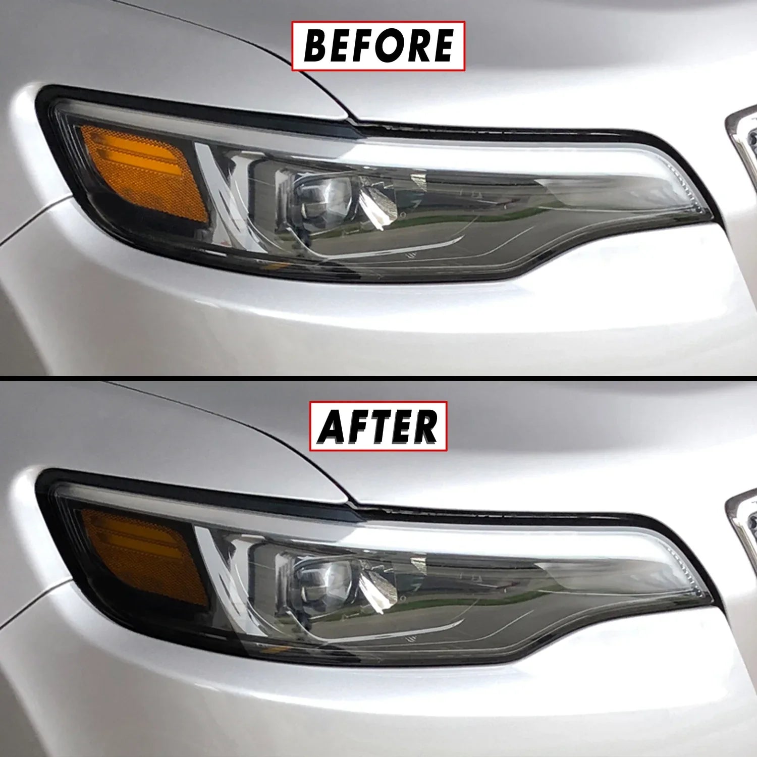 2019-2023 Jeep Cherokee | Headlight Side Marker PreCut Tint Overlays