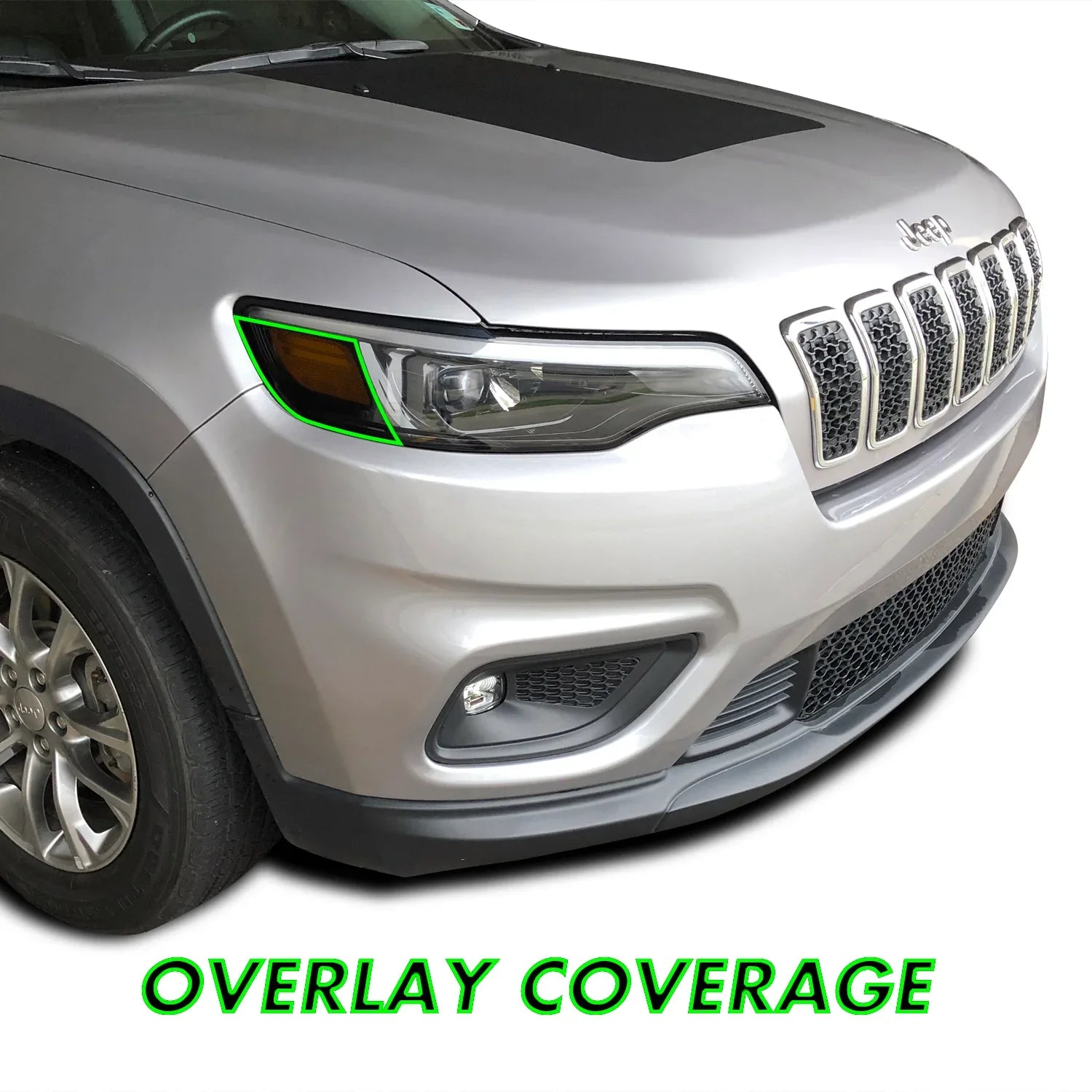 2019-2023 Jeep Cherokee | Headlight Side Marker PreCut Tint Overlays
