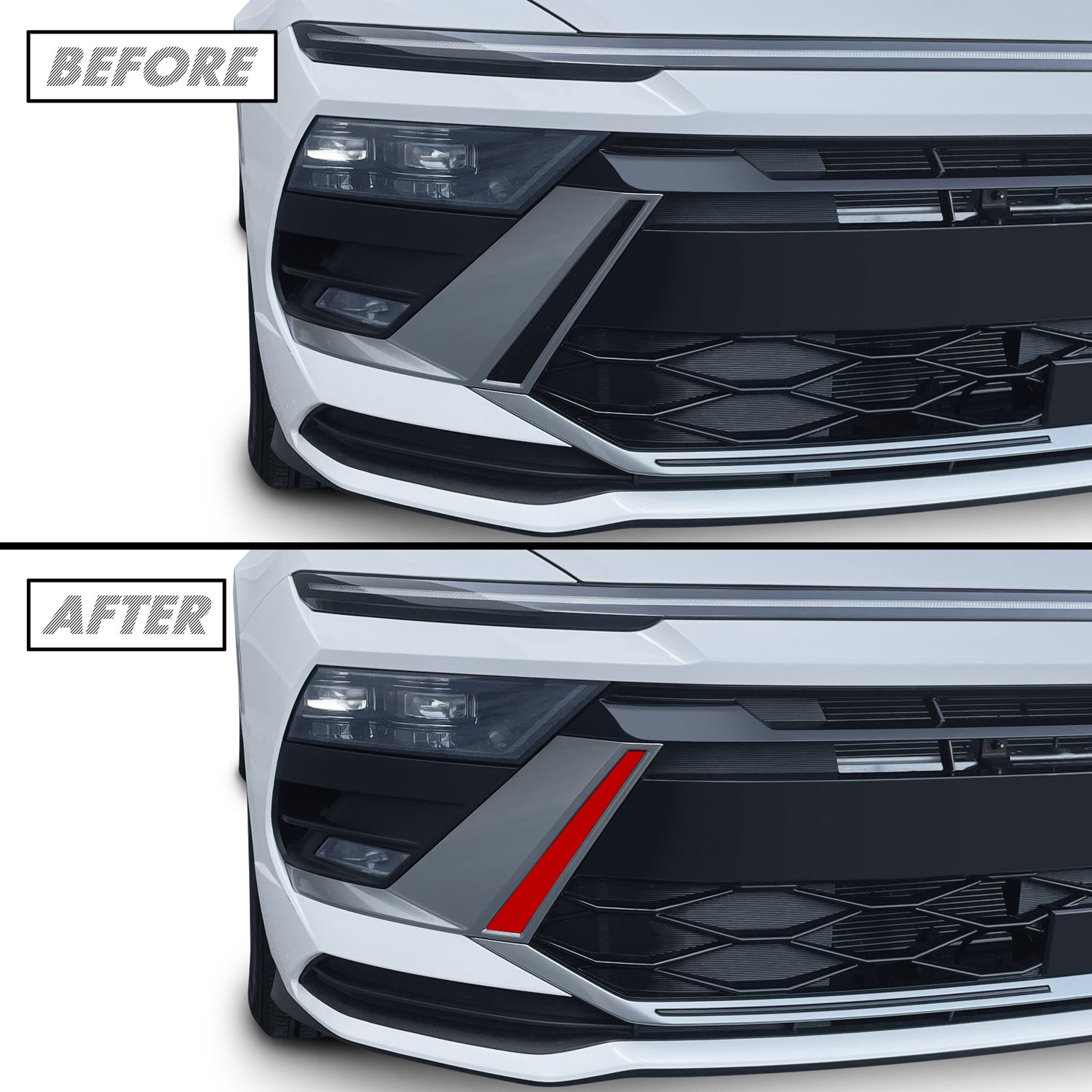 2024-2026 Hyundai Sonata | Front Bumper Accent PreCut Vinyl Wrap