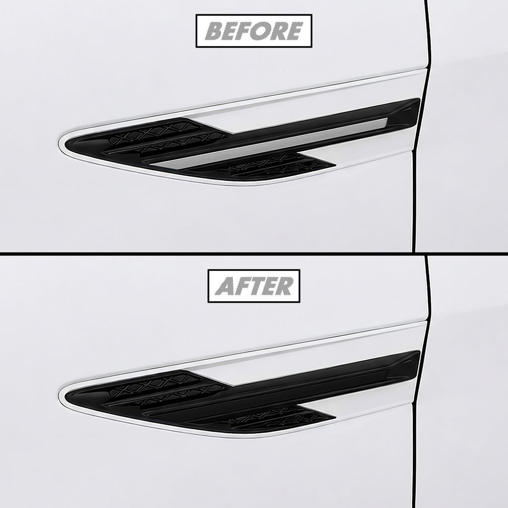 2024-2026 Hyundai Sonata | Fender Trim Chrome Delete PreCut Vinyl Wrap