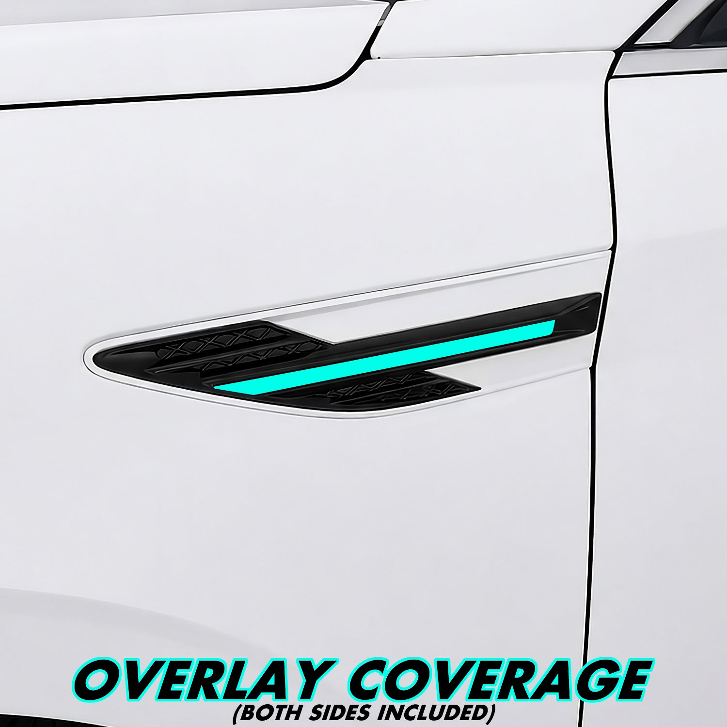 2024-2026 Hyundai Sonata | Fender Trim Chrome Delete PreCut Vinyl Wrap