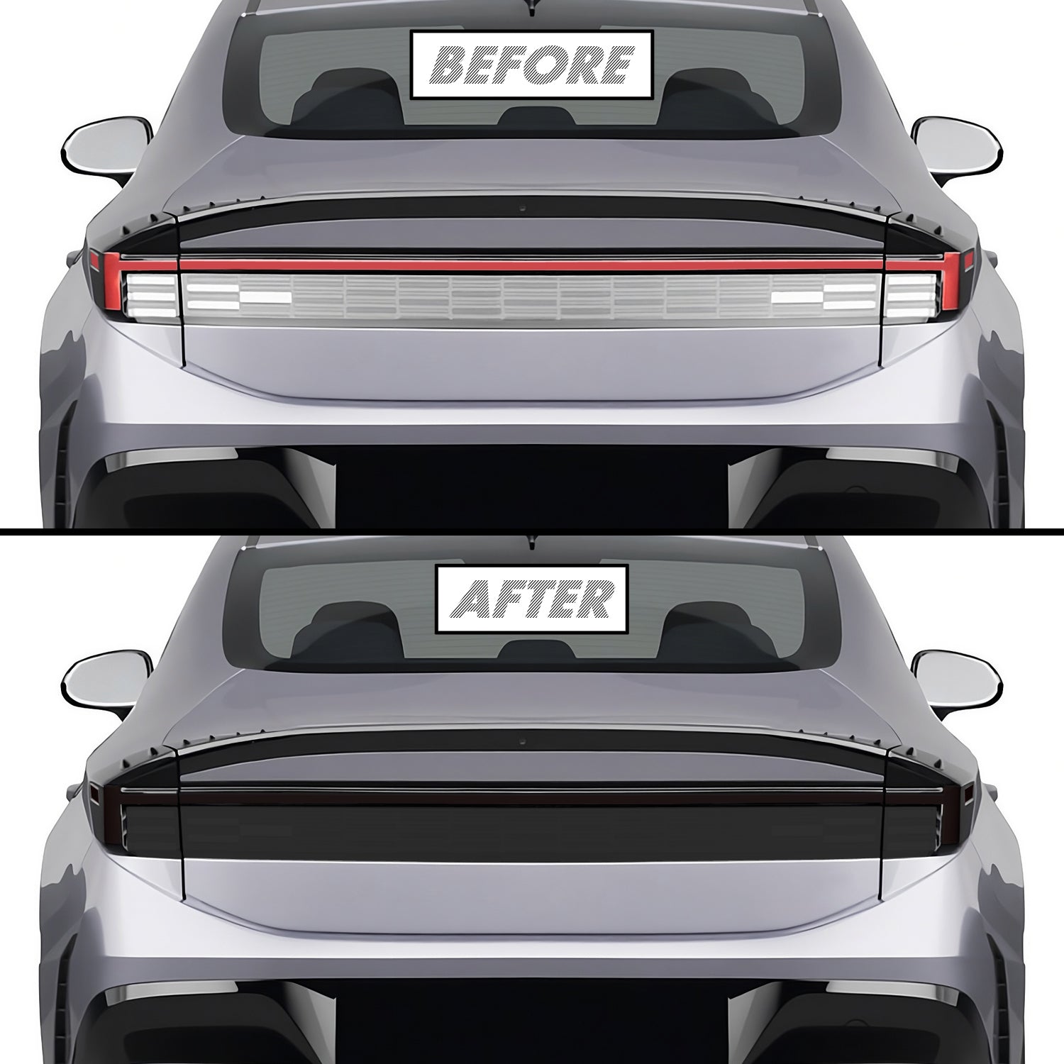 2024-2026 Hyundai Sonata | Tail Light PreCut Tint Overlays