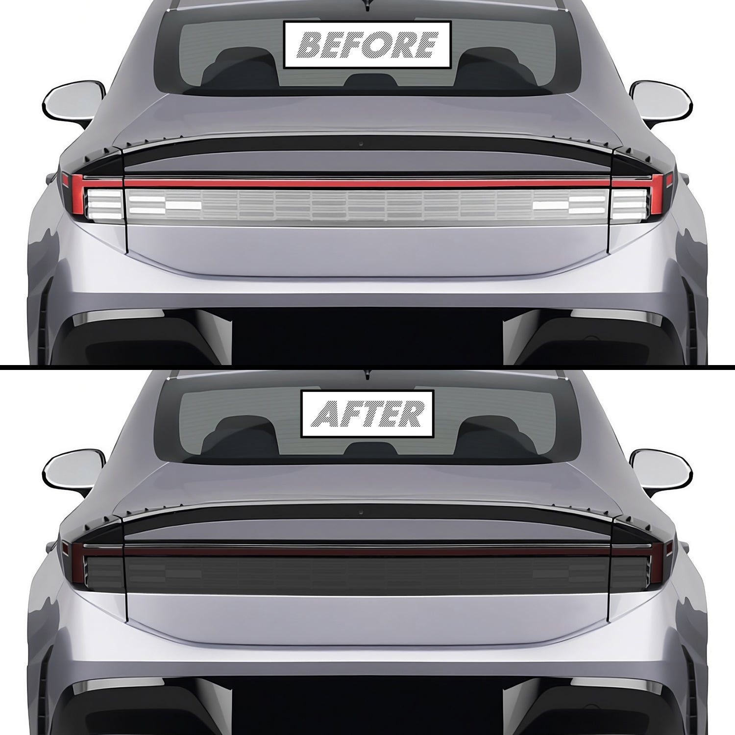 2024-2026 Hyundai Sonata | Tail Light PreCut Tint Overlays