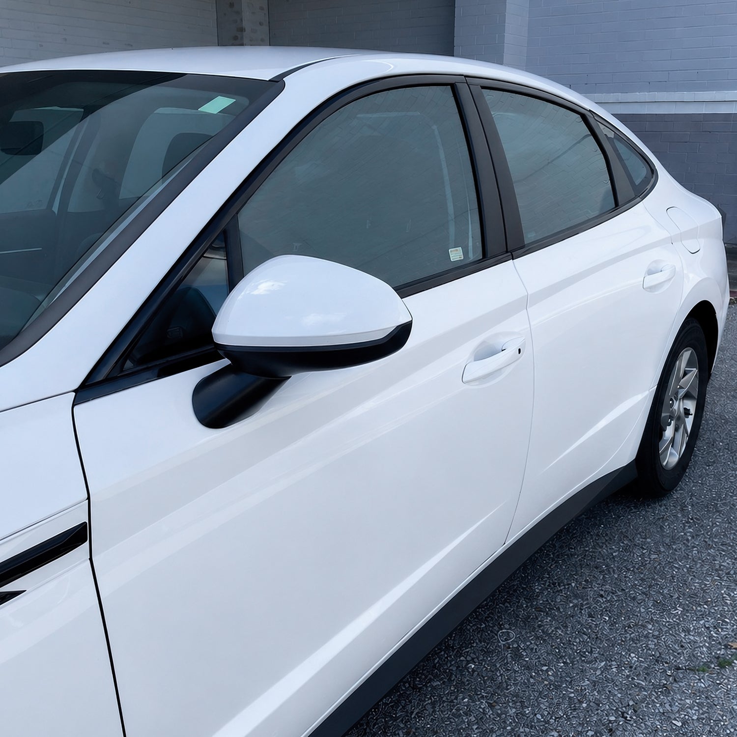 2024-2026 Hyundai Sonata | Window Trim Chrome Delete PreCut Vinyl Wrap