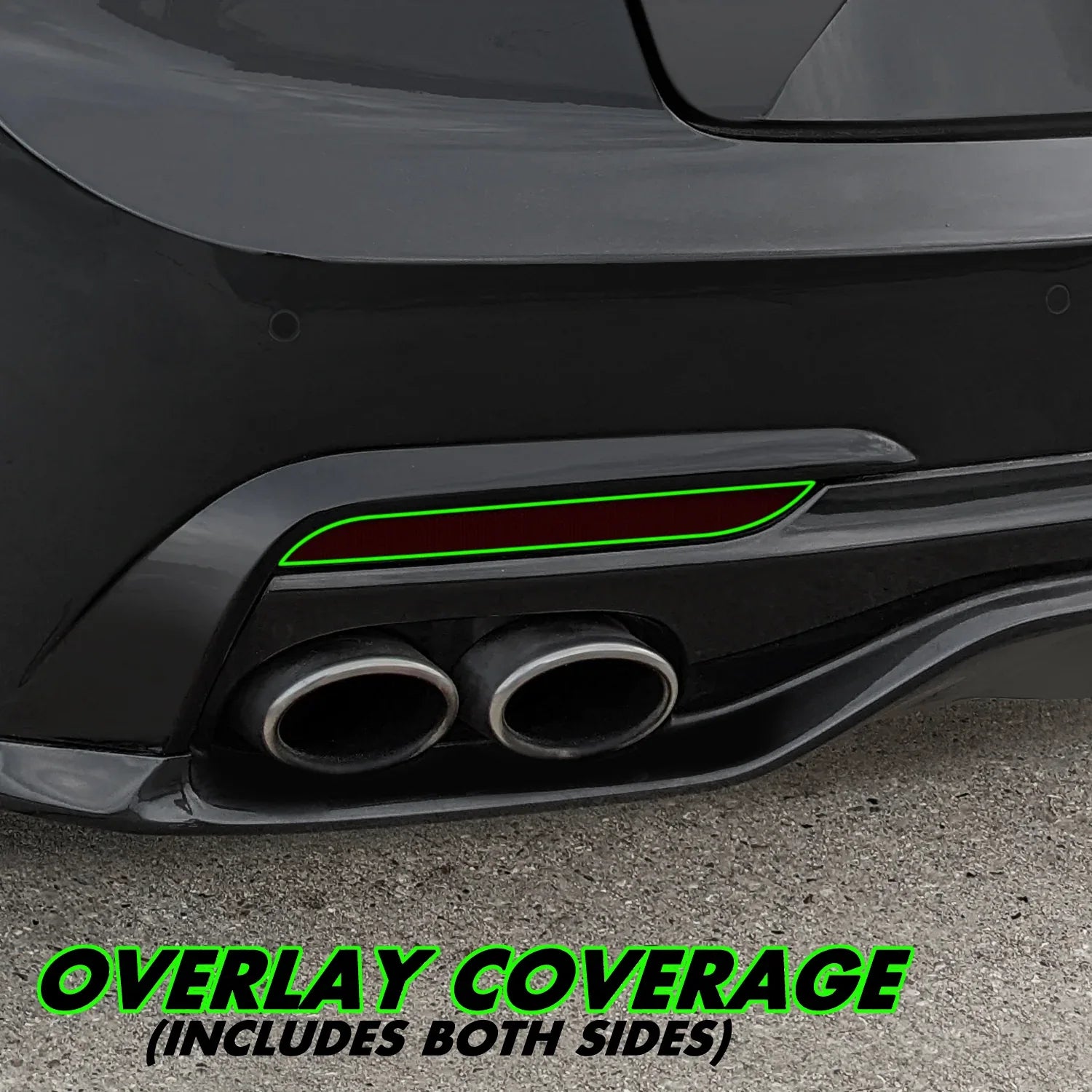 2018-2021 Kia Stinger | Reflector PreCut Tint Overlays