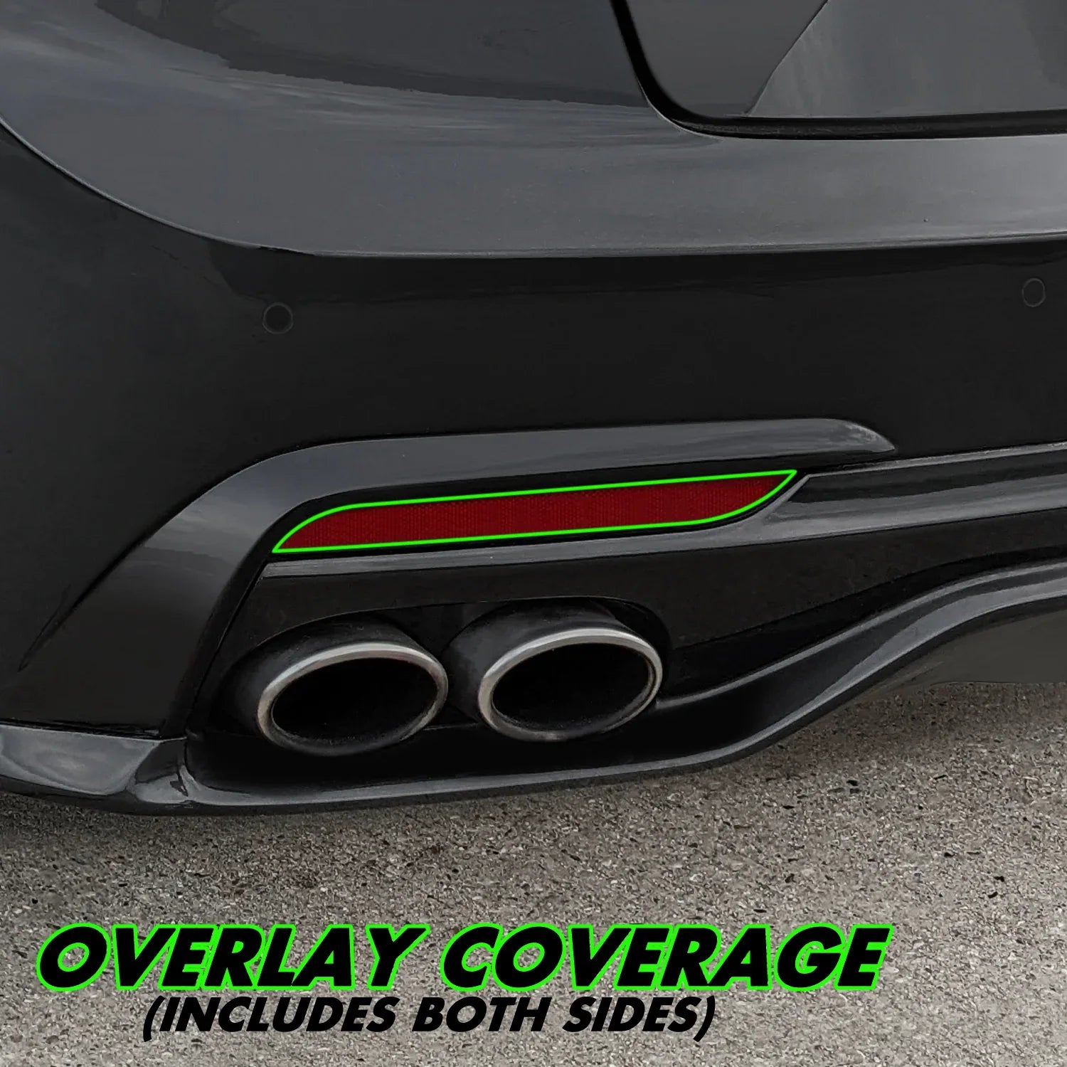 2018-2021 Kia Stinger | Reflector PreCut Tint Overlays