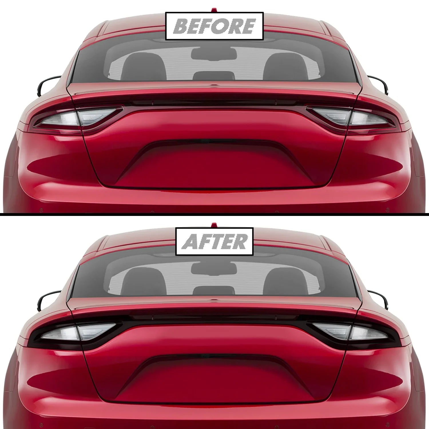 2018-2021 Kia Stinger | Tail Light Cutout PreCut Tint Overlays