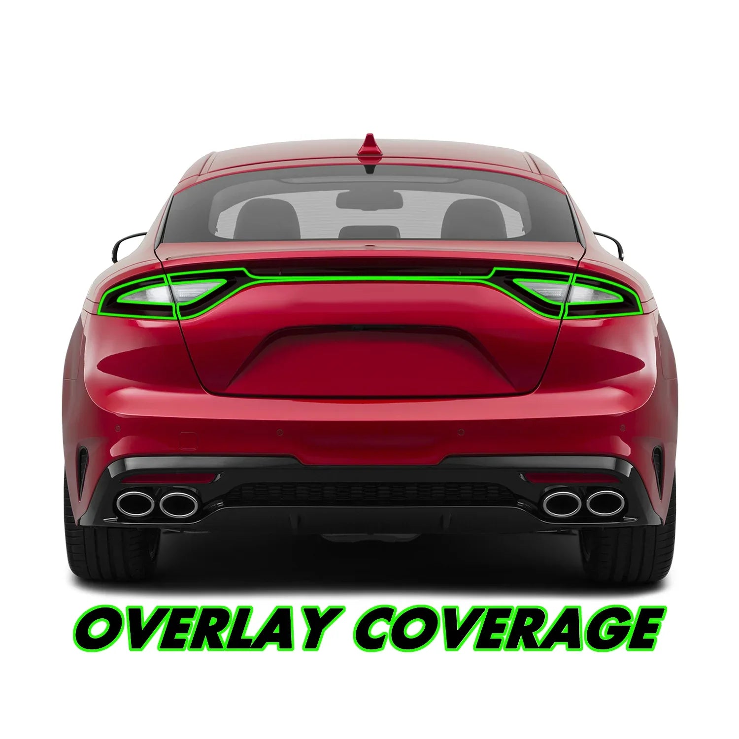 2018-2021 Kia Stinger | Tail Light Cutout PreCut Tint Overlays