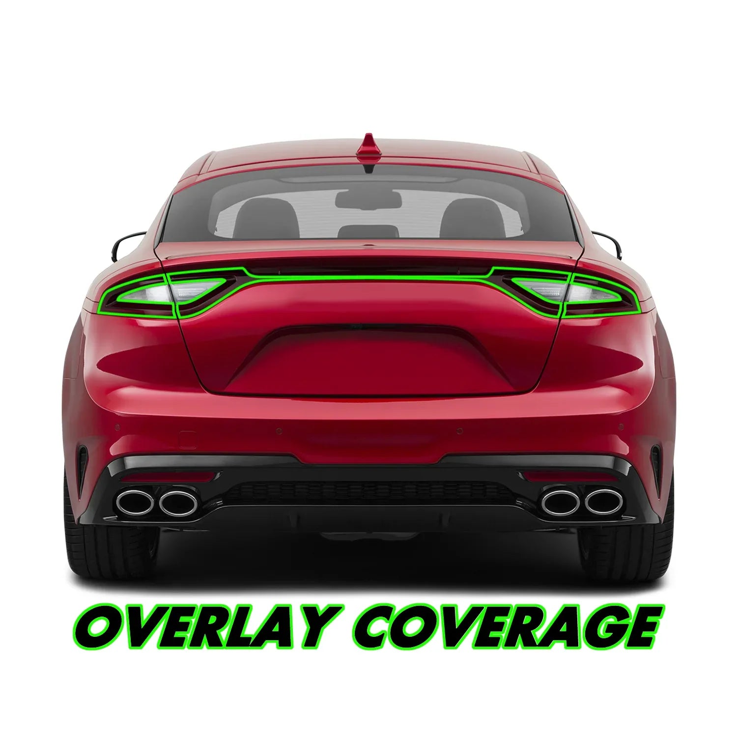 2018-2021 Kia Stinger | Tail Light Cutout PreCut Tint Overlays