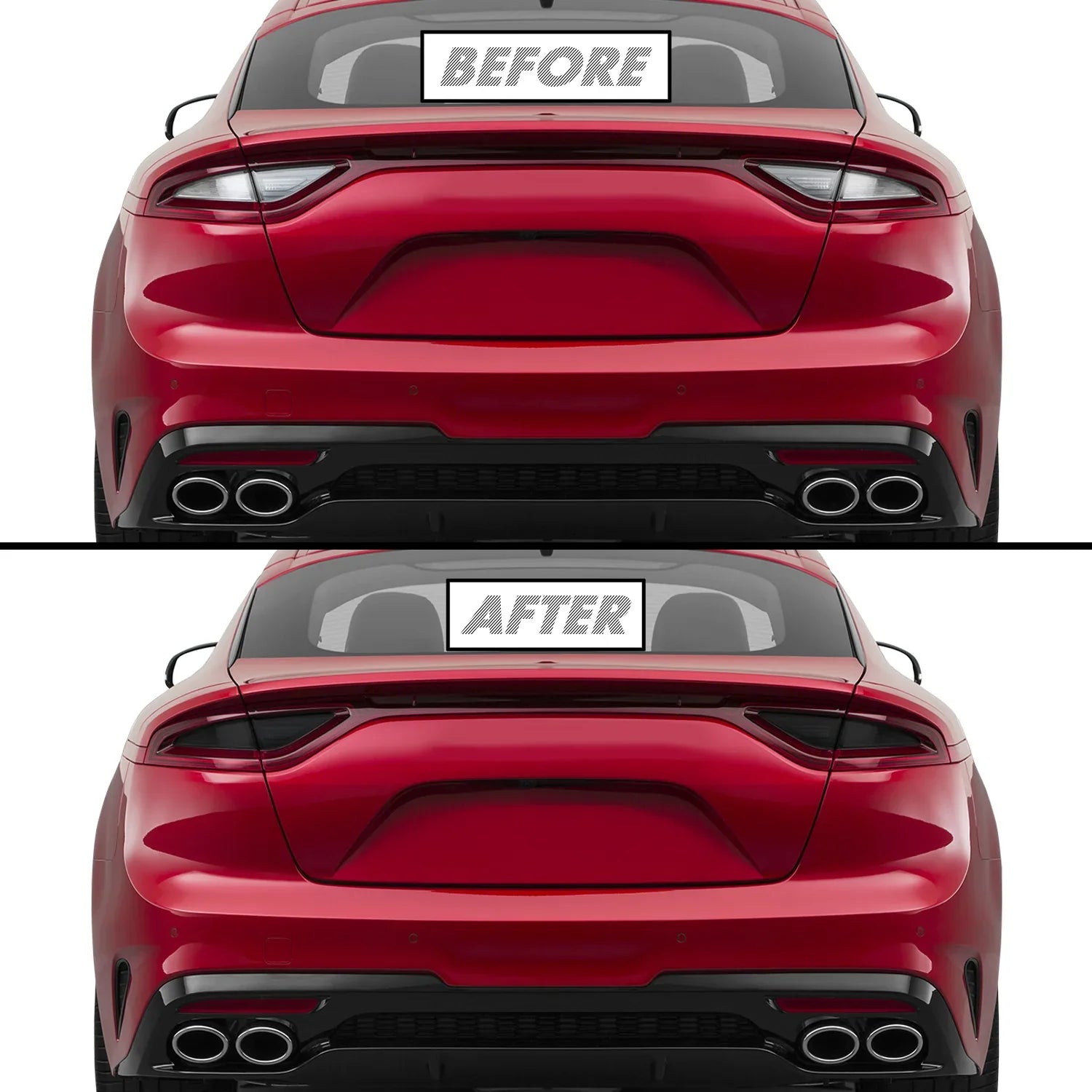 2018-2021 Kia Stinger | Turn Signal & Reverse Light PreCut Tint Overlays