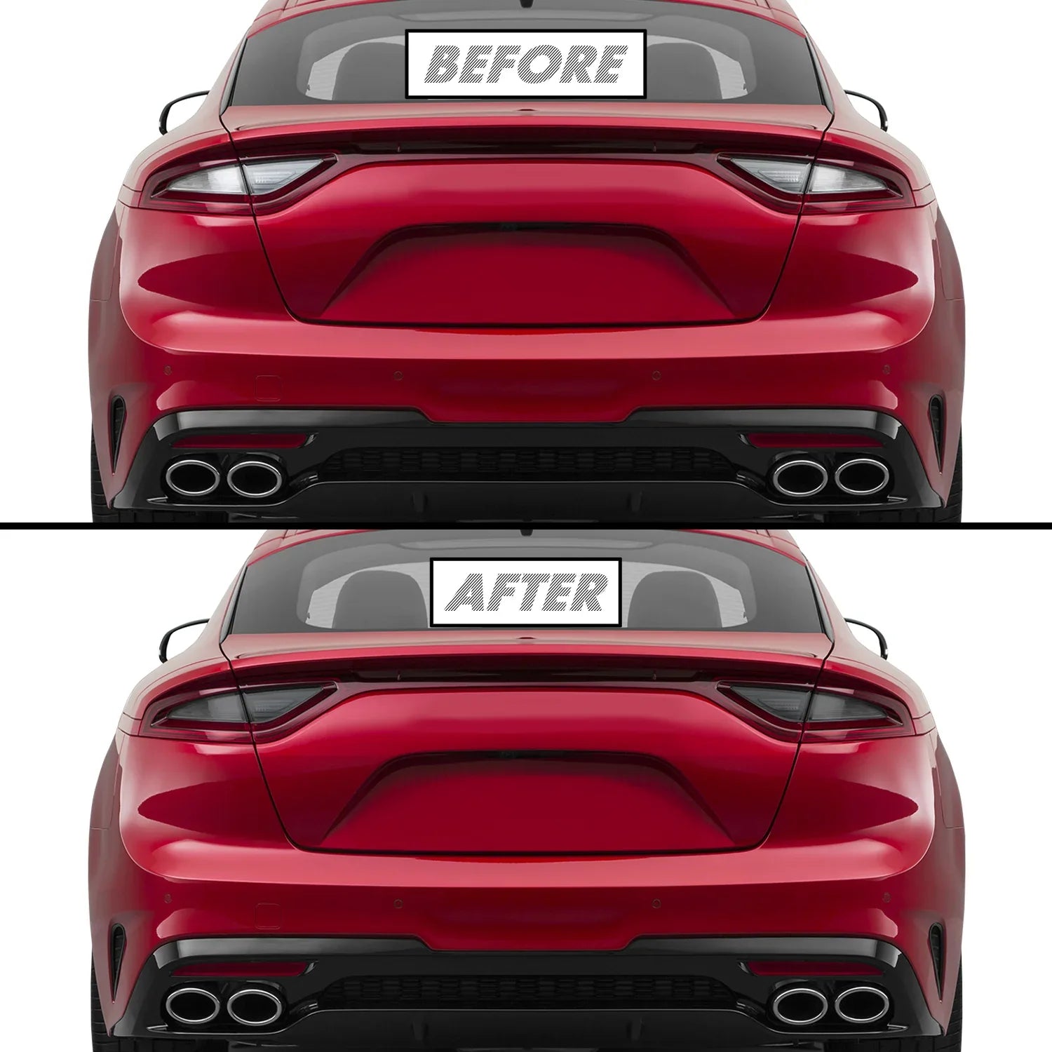 2018-2021 Kia Stinger | Turn Signal & Reverse Light PreCut Tint Overlays