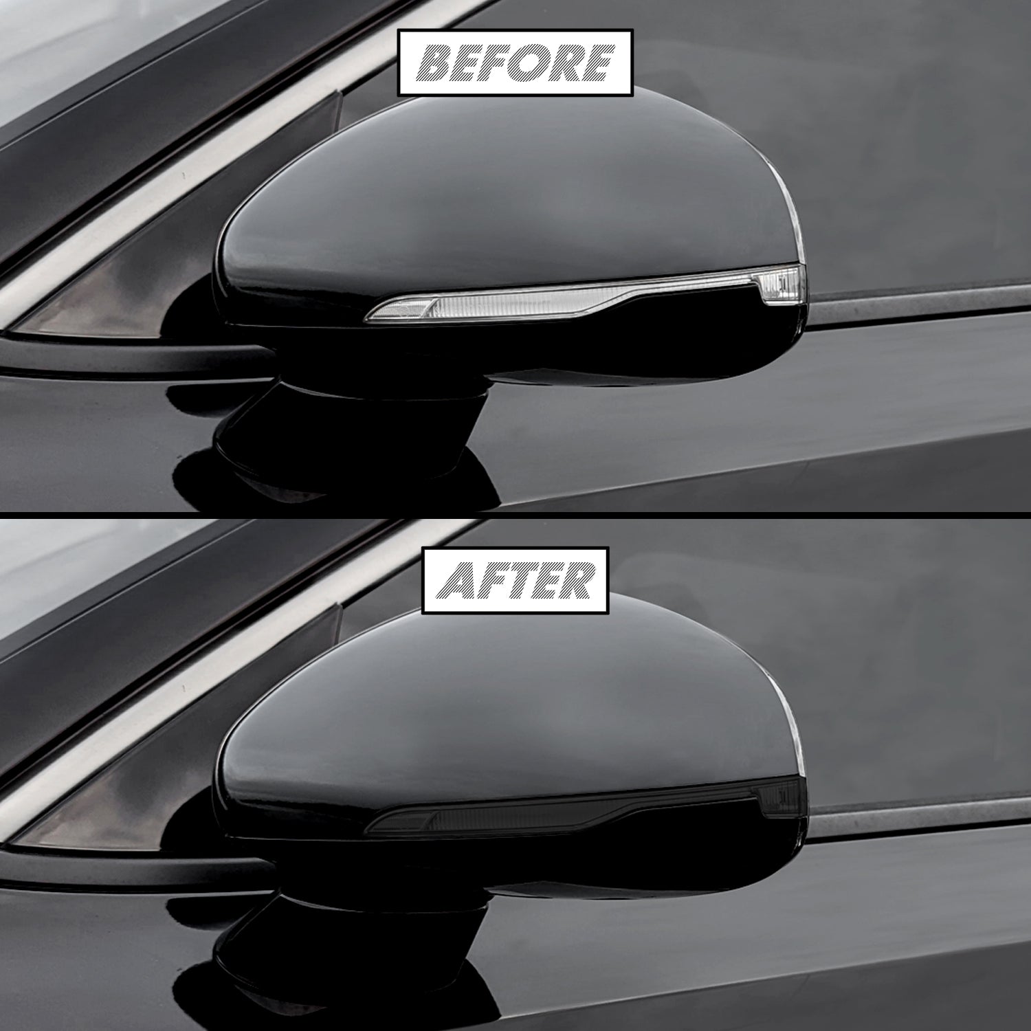 2018-2023 Kia Stinger | Mirror Turn Signal PreCut Tint Overlays