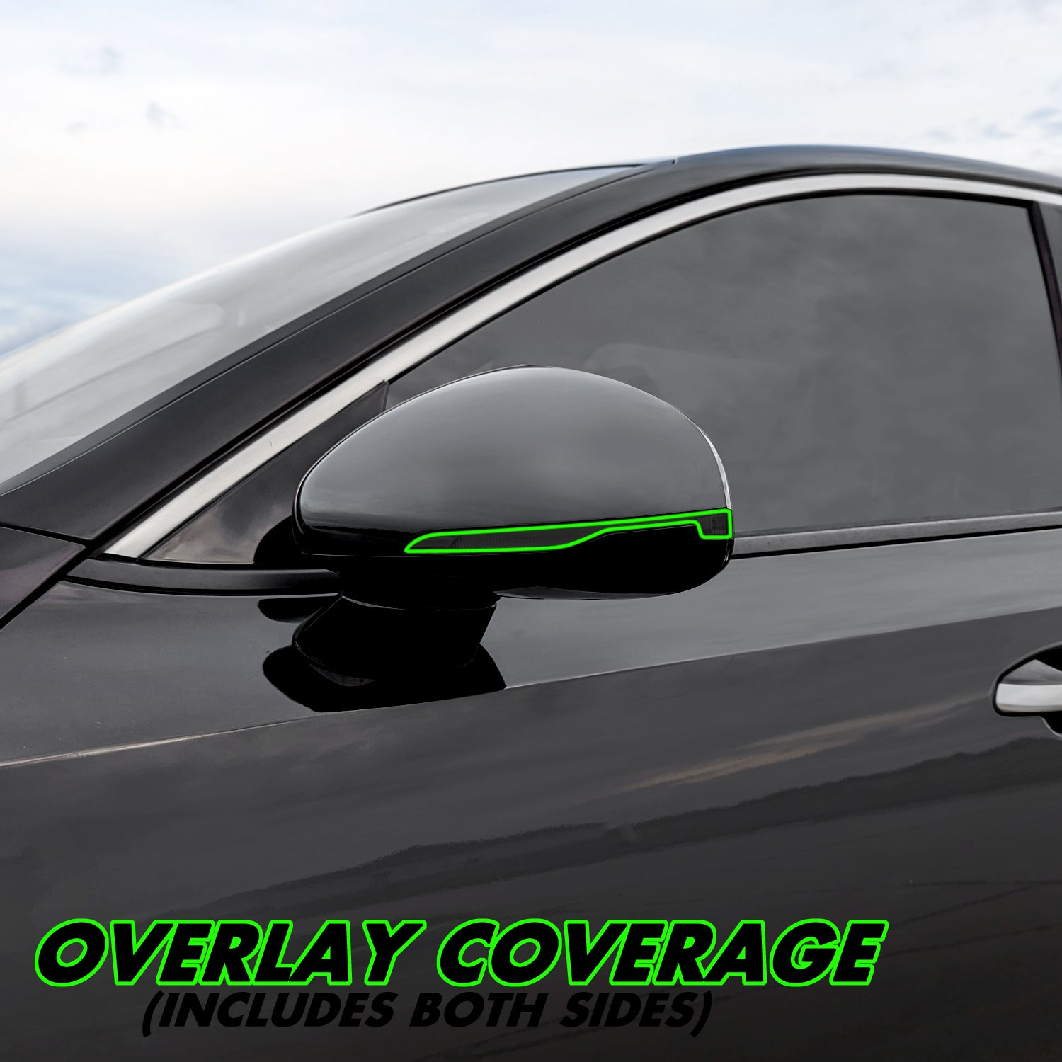 2018-2023 Kia Stinger | Mirror Turn Signal PreCut Tint Overlays