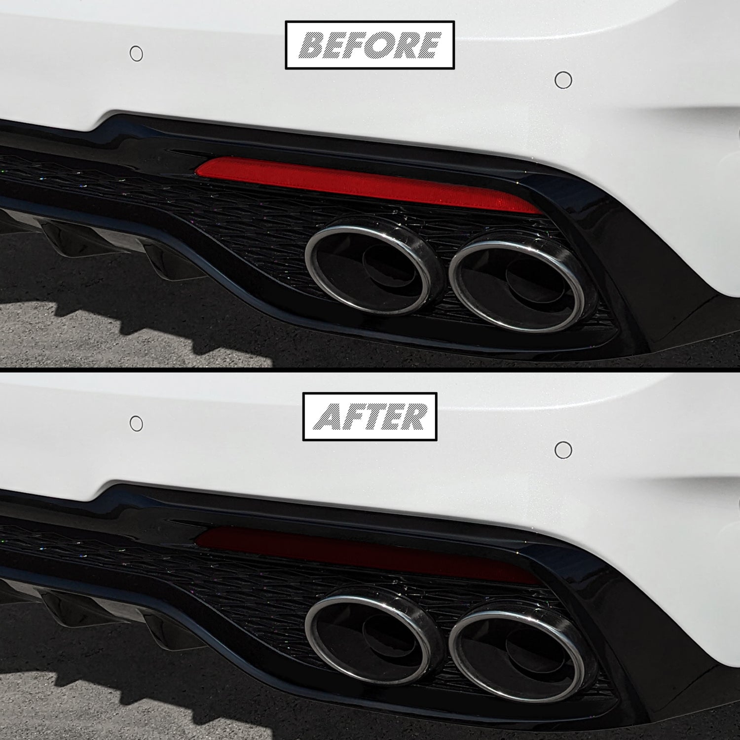 2022-2023 Kia Stinger | Reflector PreCut Tint Overlays