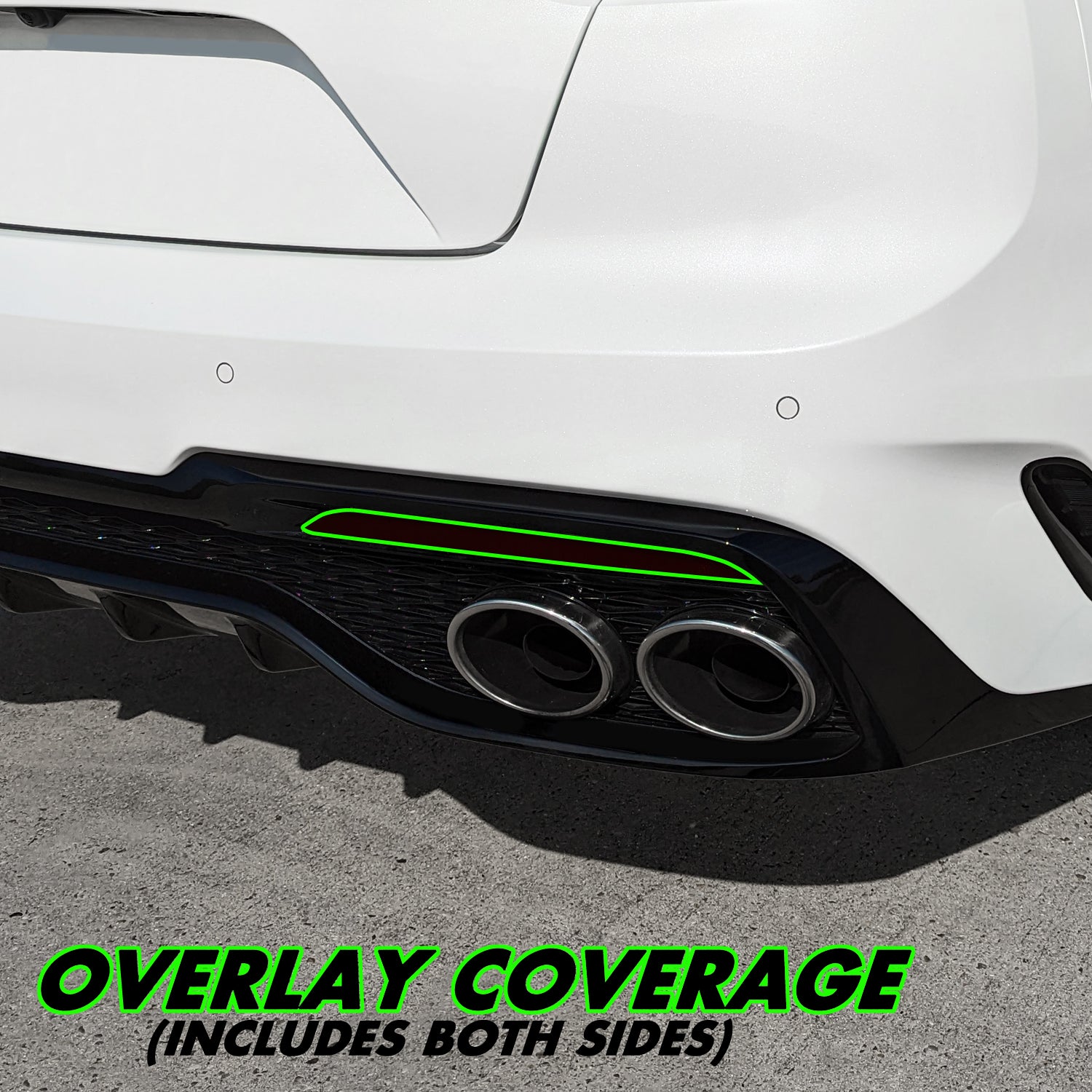 2022-2023 Kia Stinger | Reflector PreCut Tint Overlays