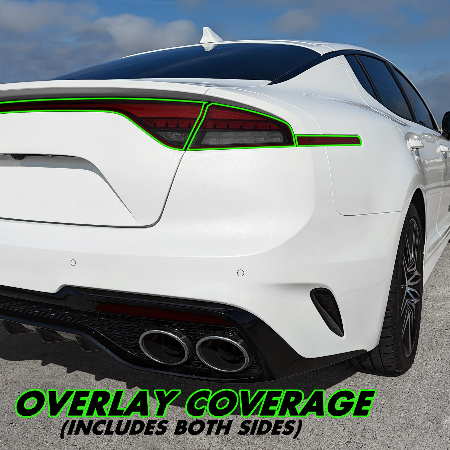 2022-2023 Kia Stinger | Tail Light PreCut Tint Overlays