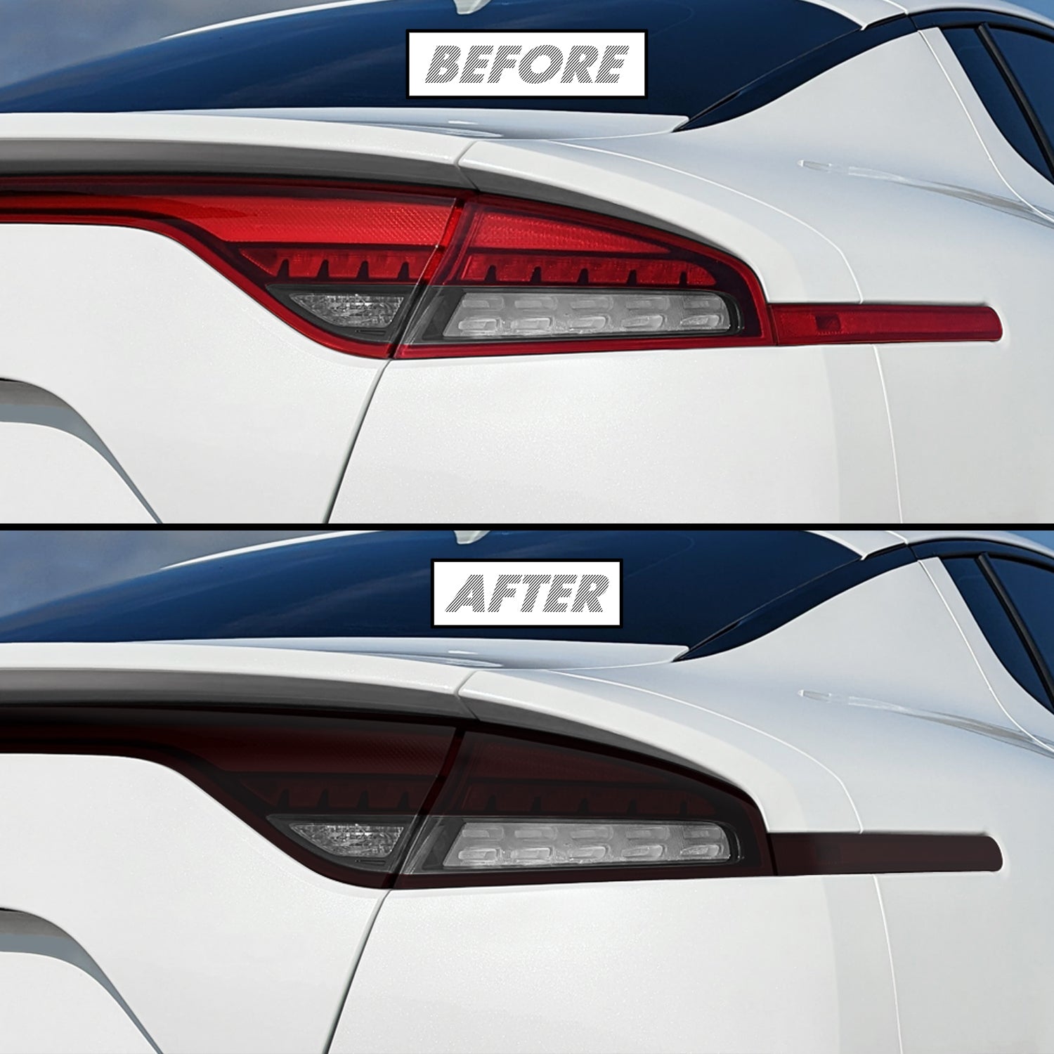 2022-2023 Kia Stinger | Tail Light Cutout PreCut Tint Overlays