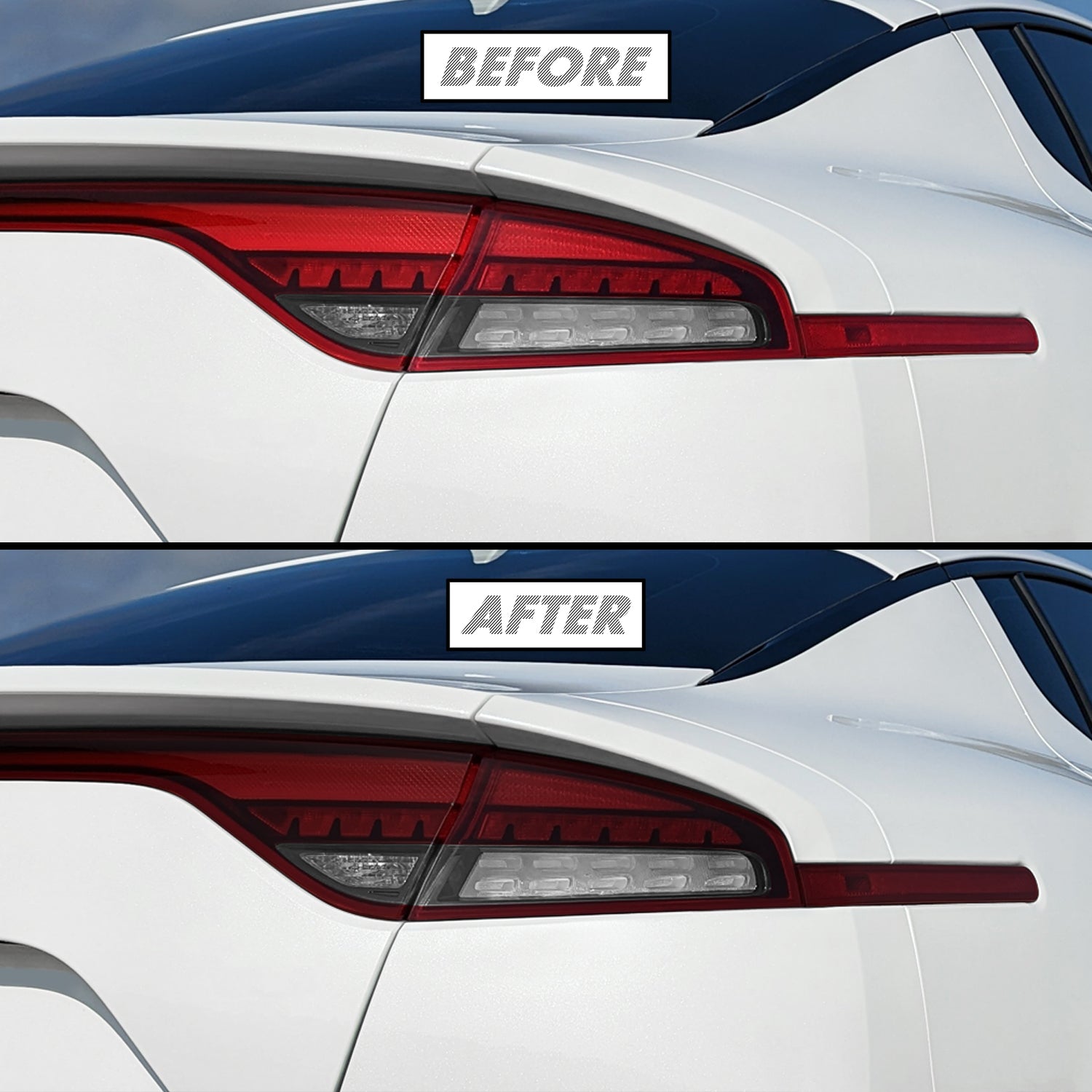 2022-2023 Kia Stinger | Tail Light Cutout PreCut Tint Overlays