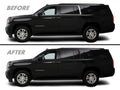 2015-2020 Chevrolet Suburban | Window Trim Chrome Delete PreCut Vinyl Wrap