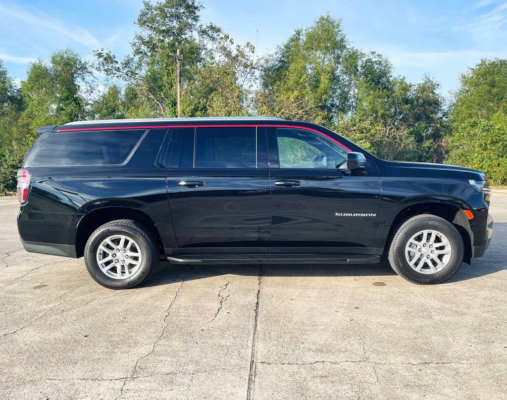 2021-2024 Chevrolet Suburban | Window Trim Accent PreCut Vinyl Wrap