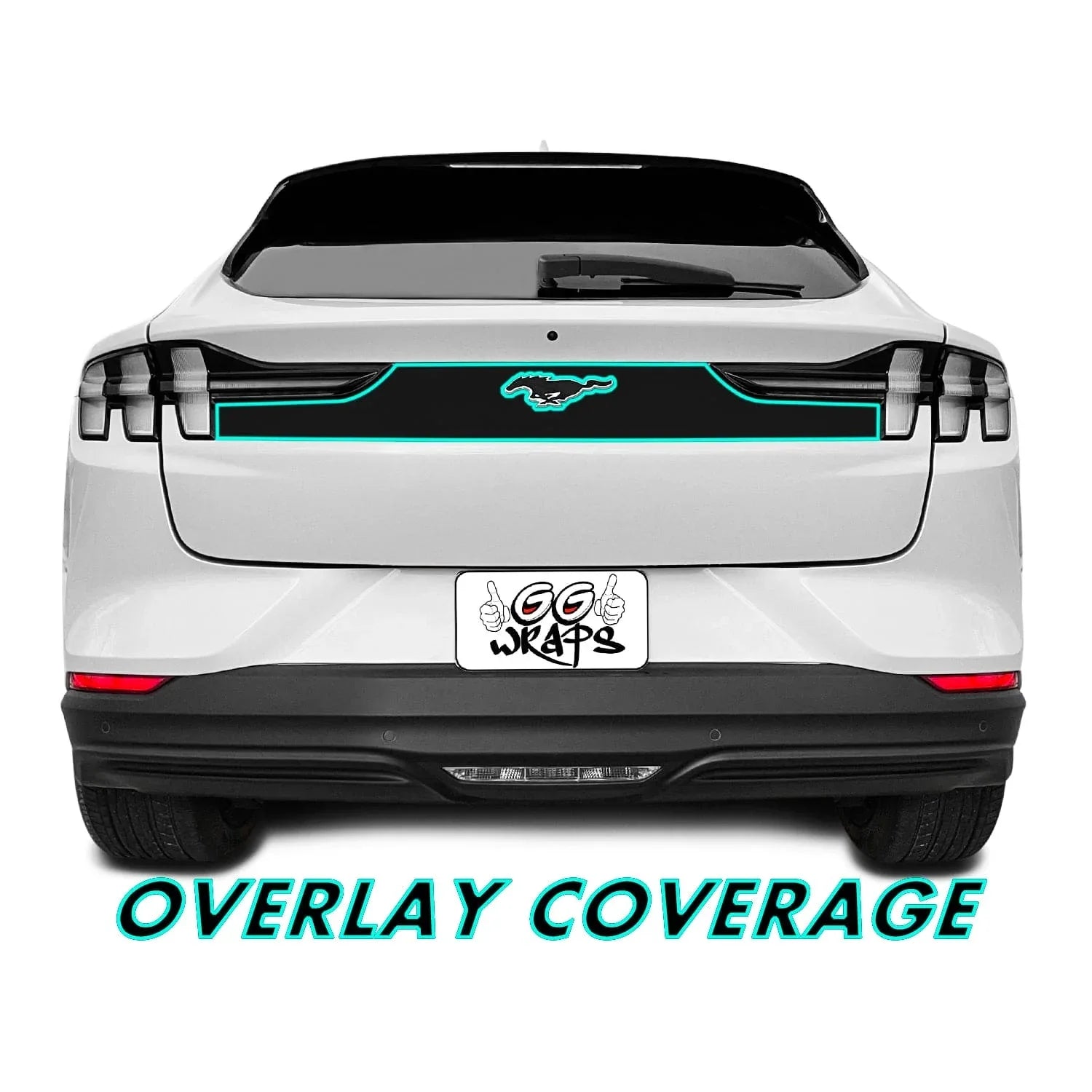 2021-2023 Ford Mustang Mach-E | Tailgate Accent PreCut Vinyl Wrap