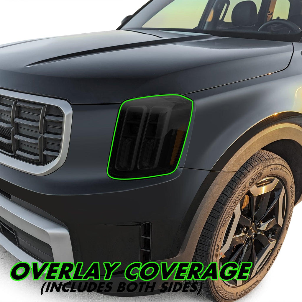 2023-2025 Kia Telluride | Headlight PreCut Tint Overlays