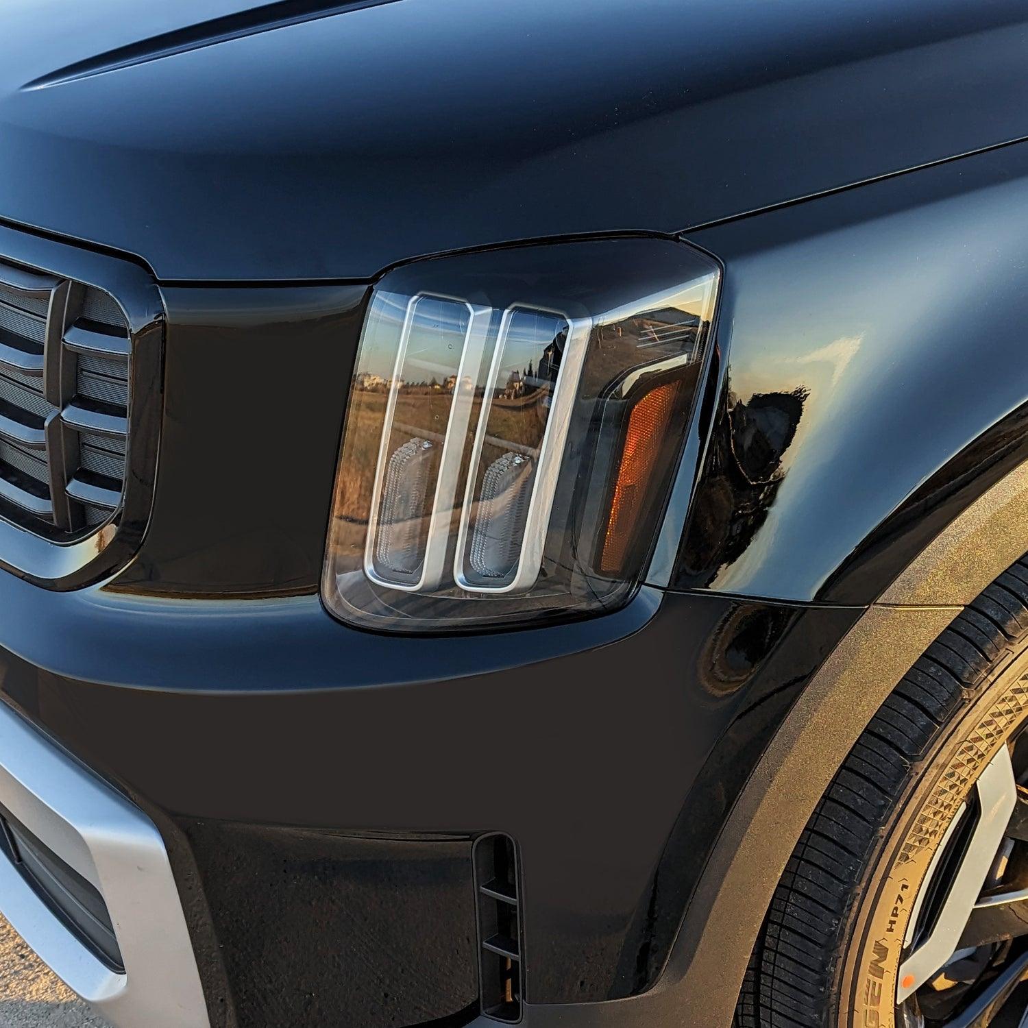 2023-2025 Kia Telluride | Headlight Eyelid PreCut Vinyl Overlays