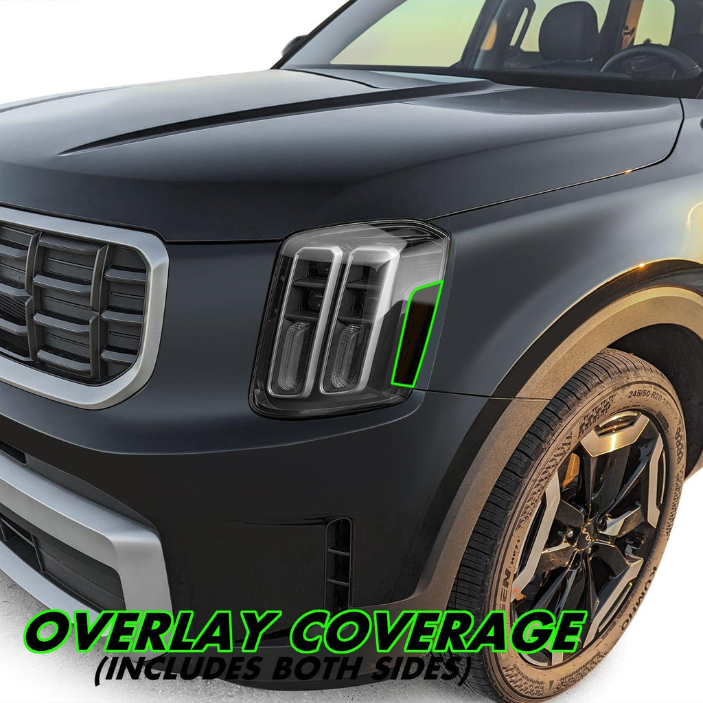 2023-2025 Kia Telluride | Headlight Side Marker PreCut Vinyl Overlays