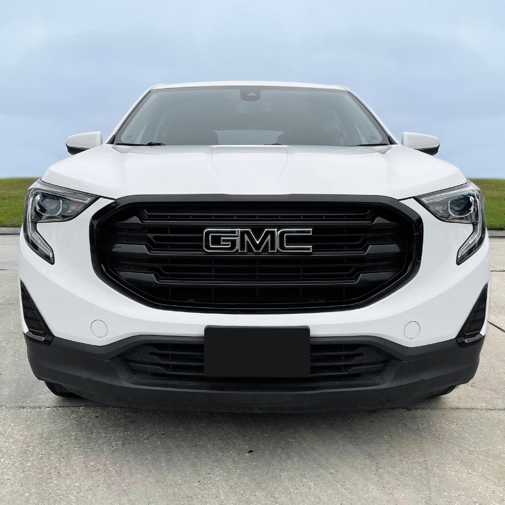 2018-2021 GMC Terrain | Front Grill Trim Chrome Delete PreCut Vinyl Wrap