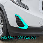 2018-2021 GMC Terrain | Fog Light Trim Chrome Delete PreCut Vinyl Wrap