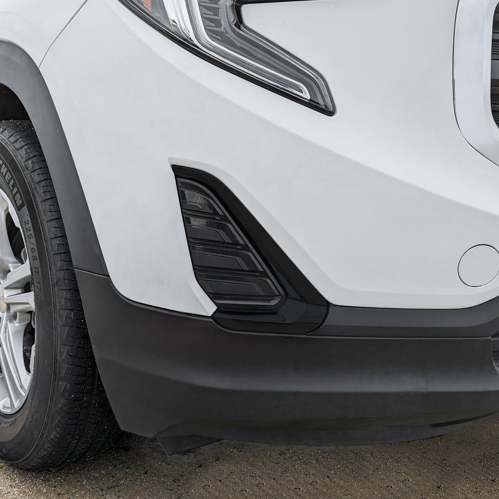 2018-2021 GMC Terrain | Fog Light Trim Chrome Delete PreCut Vinyl Wrap