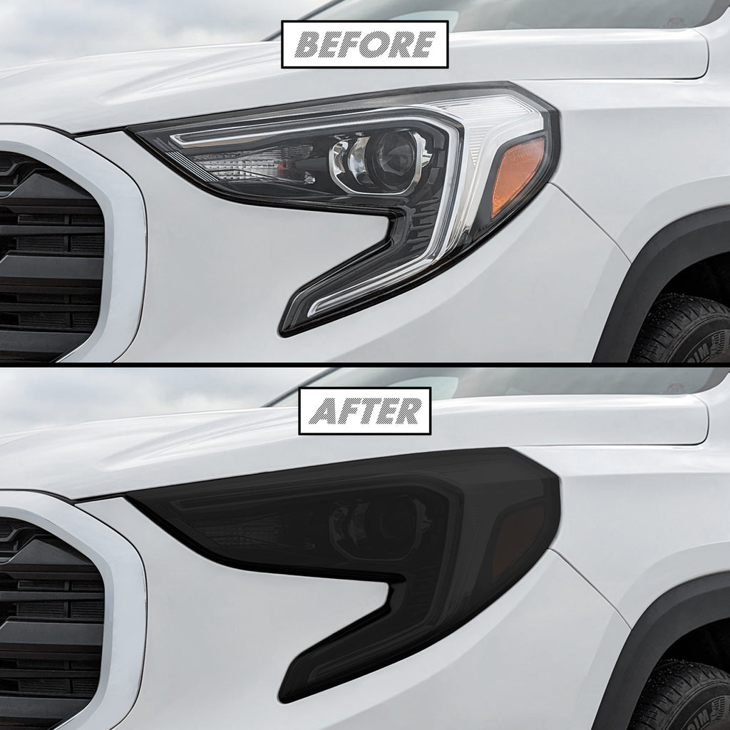 2018-2021 GMC Terrain | Headlight PreCut Tint Overlays