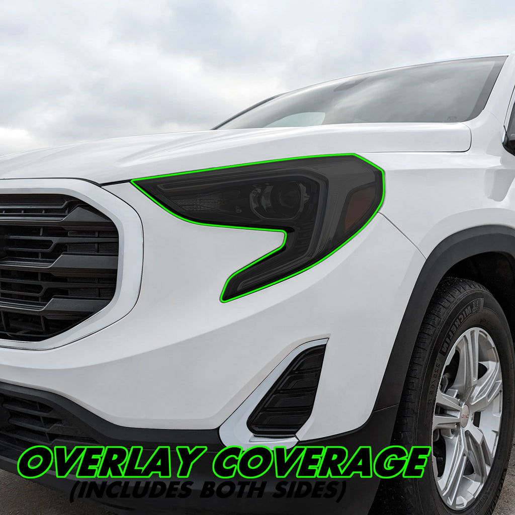 2018-2021 GMC Terrain | Headlight PreCut Tint Overlays