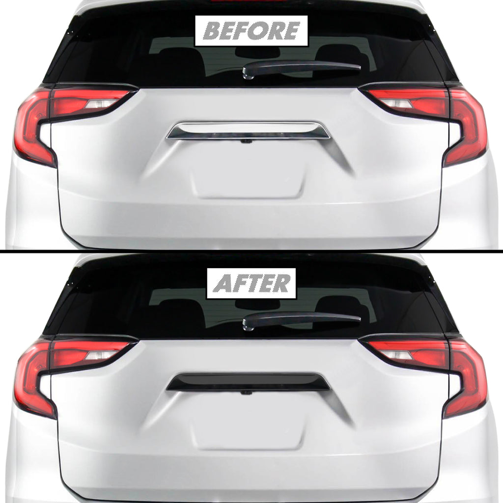 2018-2021 GMC Terrain | Tailgate Trim Chrome Delete PreCut Vinyl Wrap