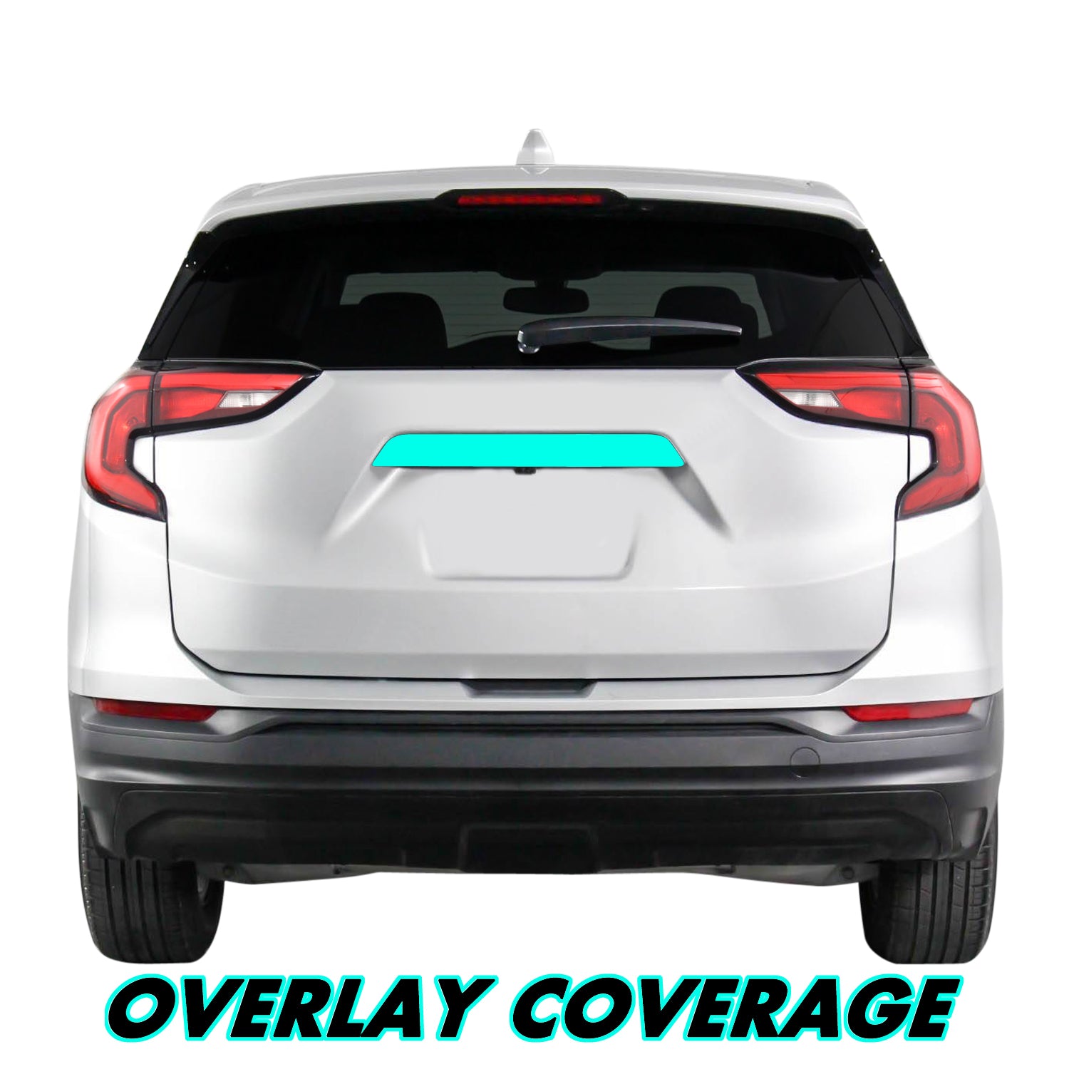 2018-2021 GMC Terrain | Tailgate Trim Chrome Delete PreCut Vinyl Wrap