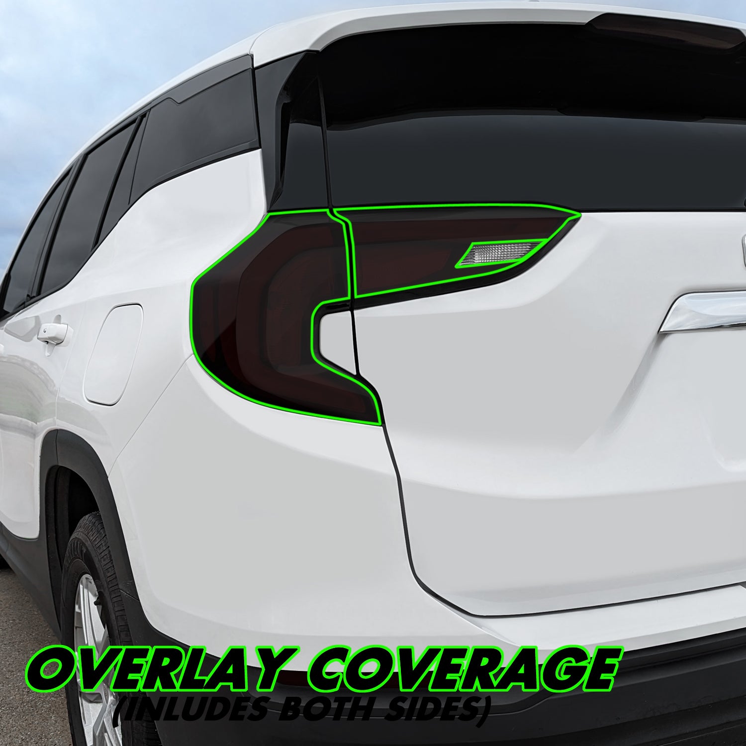 2018-2021 GMC Terrain | Tail Light Cutout PreCut Tint Overlays