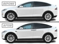 2016-2021 Tesla Model X | Window Trim Chrome Delete PreCut Vinyl Wrap