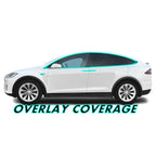 2016-2021 Tesla Model X | Window Trim Chrome Delete PreCut Vinyl Wrap
