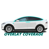 2016-2021 Tesla Model X | Window Trim Chrome Delete PreCut Vinyl Wrap