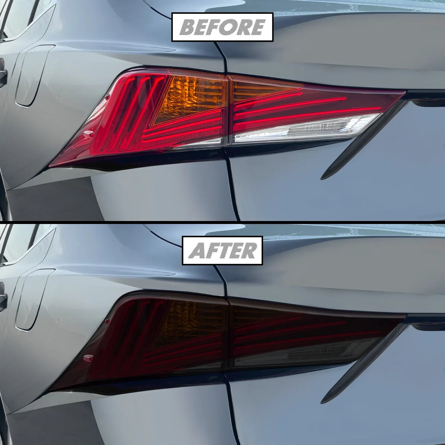 2017-2020 Lexus IS | Tail Light PreCut Tint Overlays