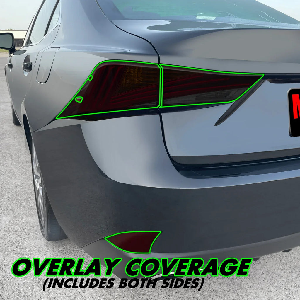 2017-2020 Lexus IS | Tail Light PreCut Tint Overlays