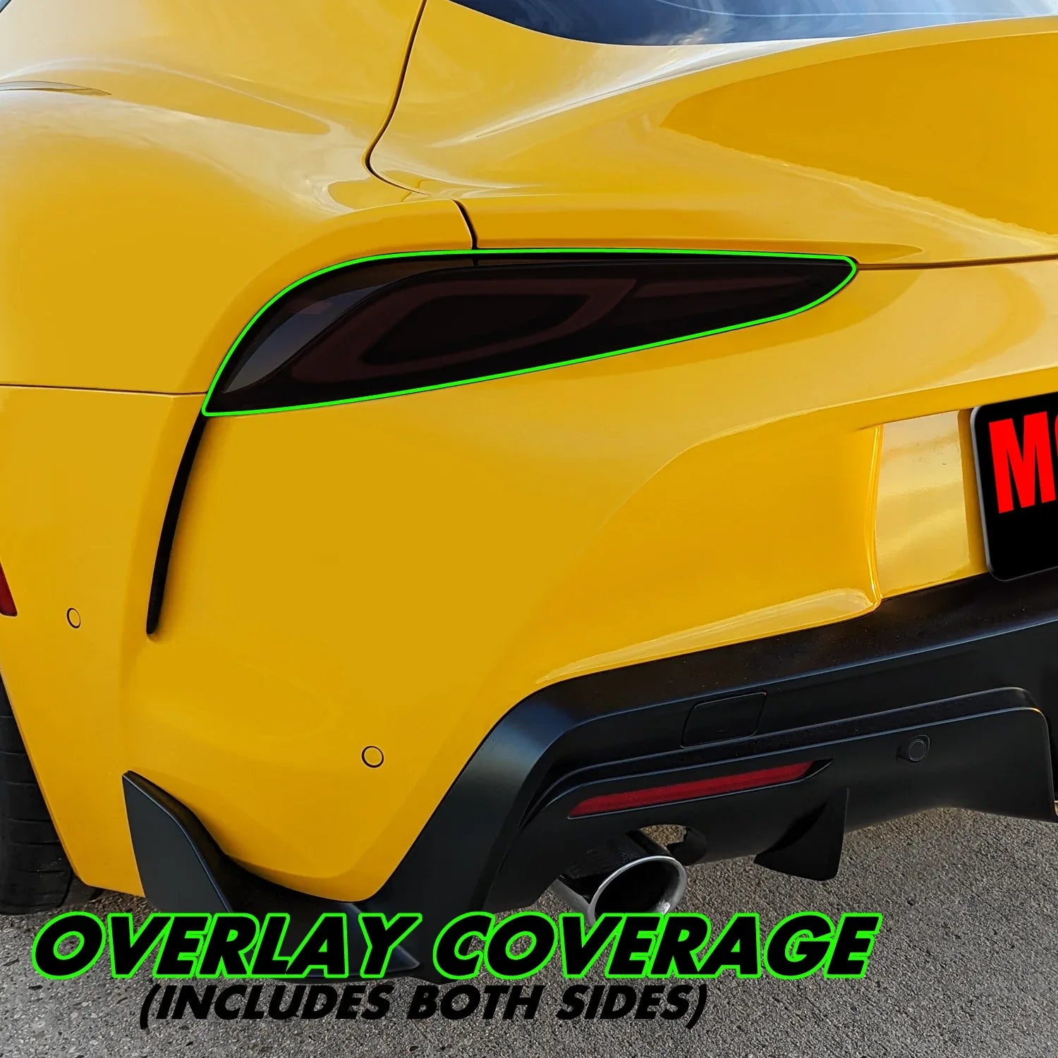 2020-2023 Toyota Supra | Tail Light PreCut Tint Overlays