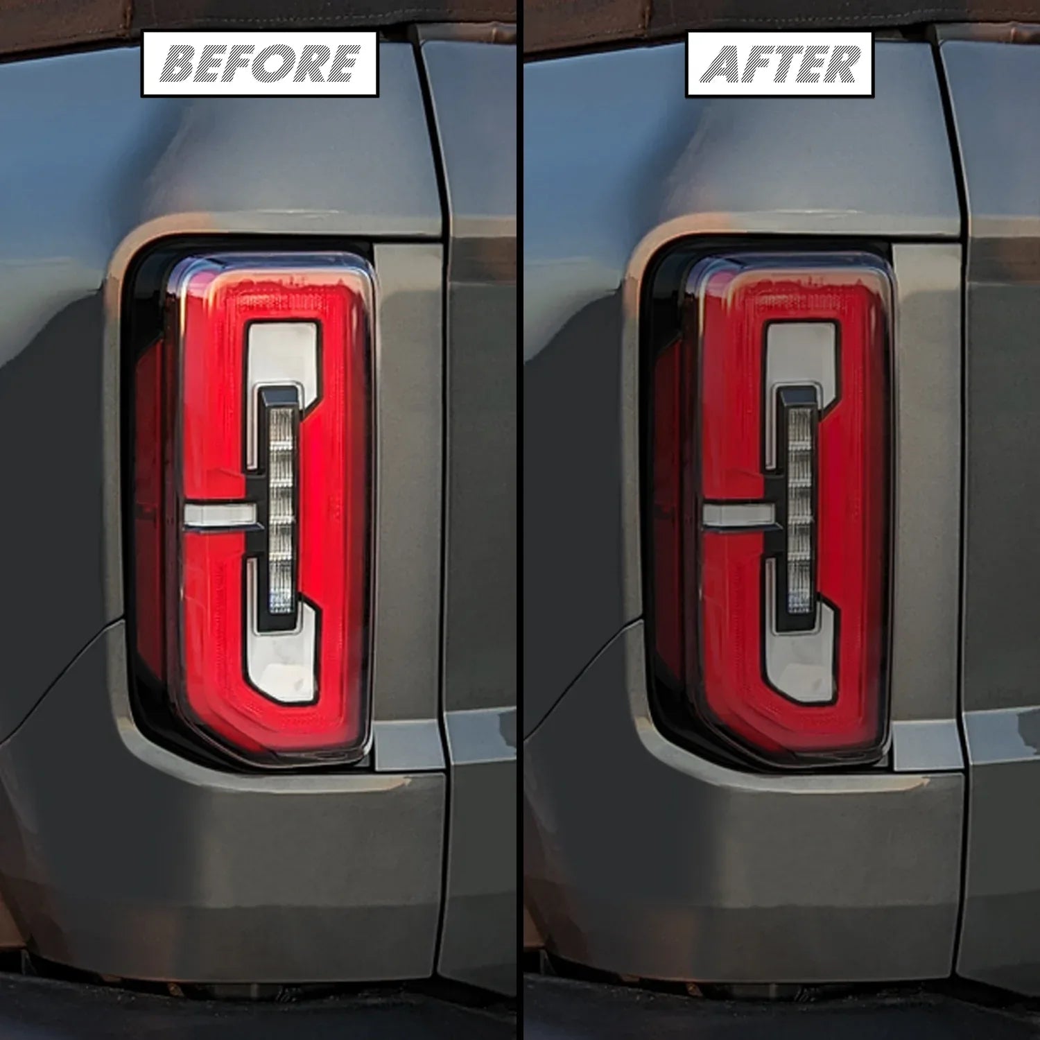 2021-2023 Ford Bronco | Tail Light PreCut Tint Overlays