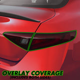 2017-2023 Alfa Romero Giulia | Tail Light PreCut Tint Overlays