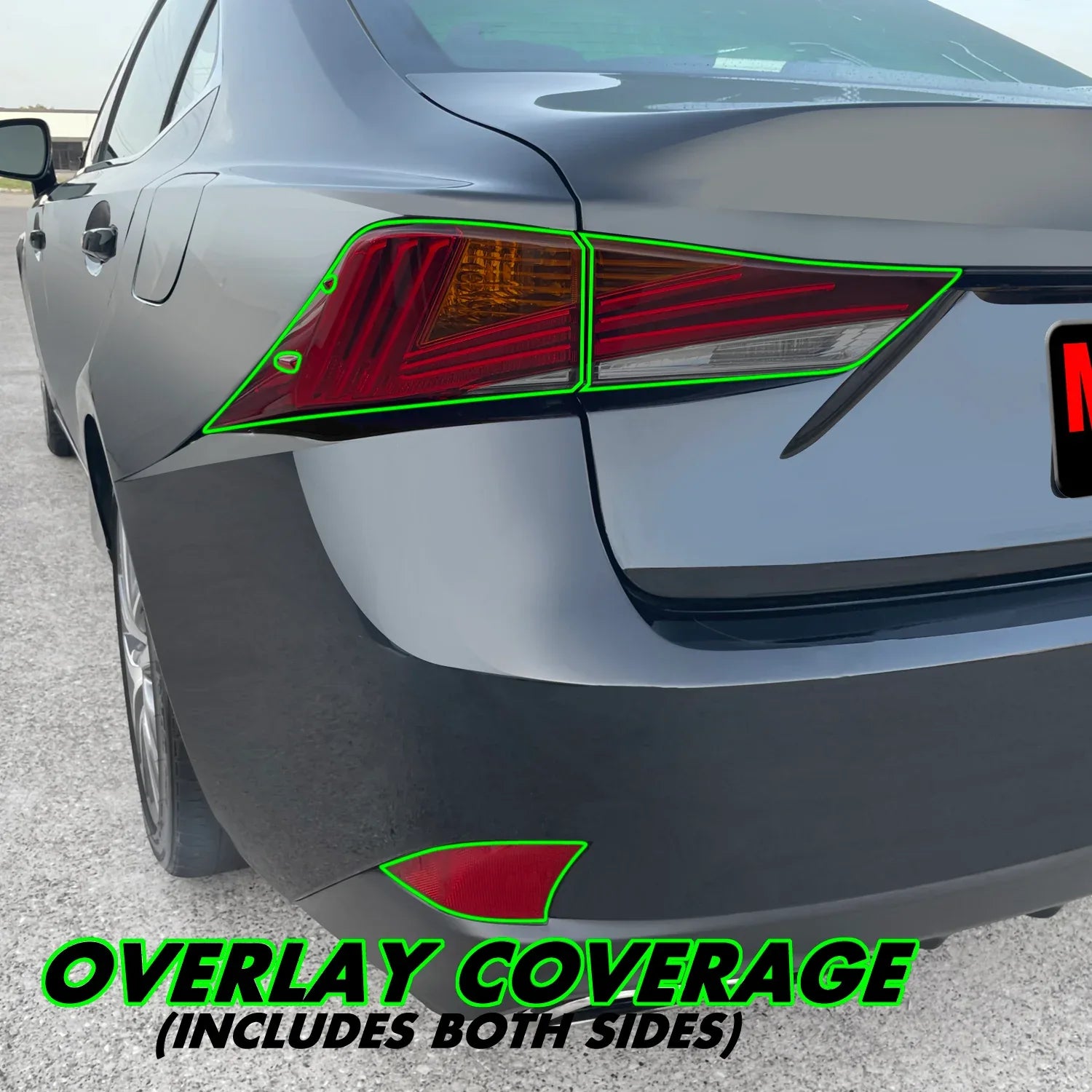 2017-2020 Lexus IS | Tail Light PreCut Tint Overlays