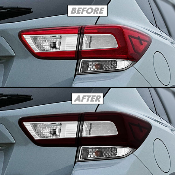 2018-2022 Subaru Crosstrek | Tail Light Cutout PreCut Tint Overlays