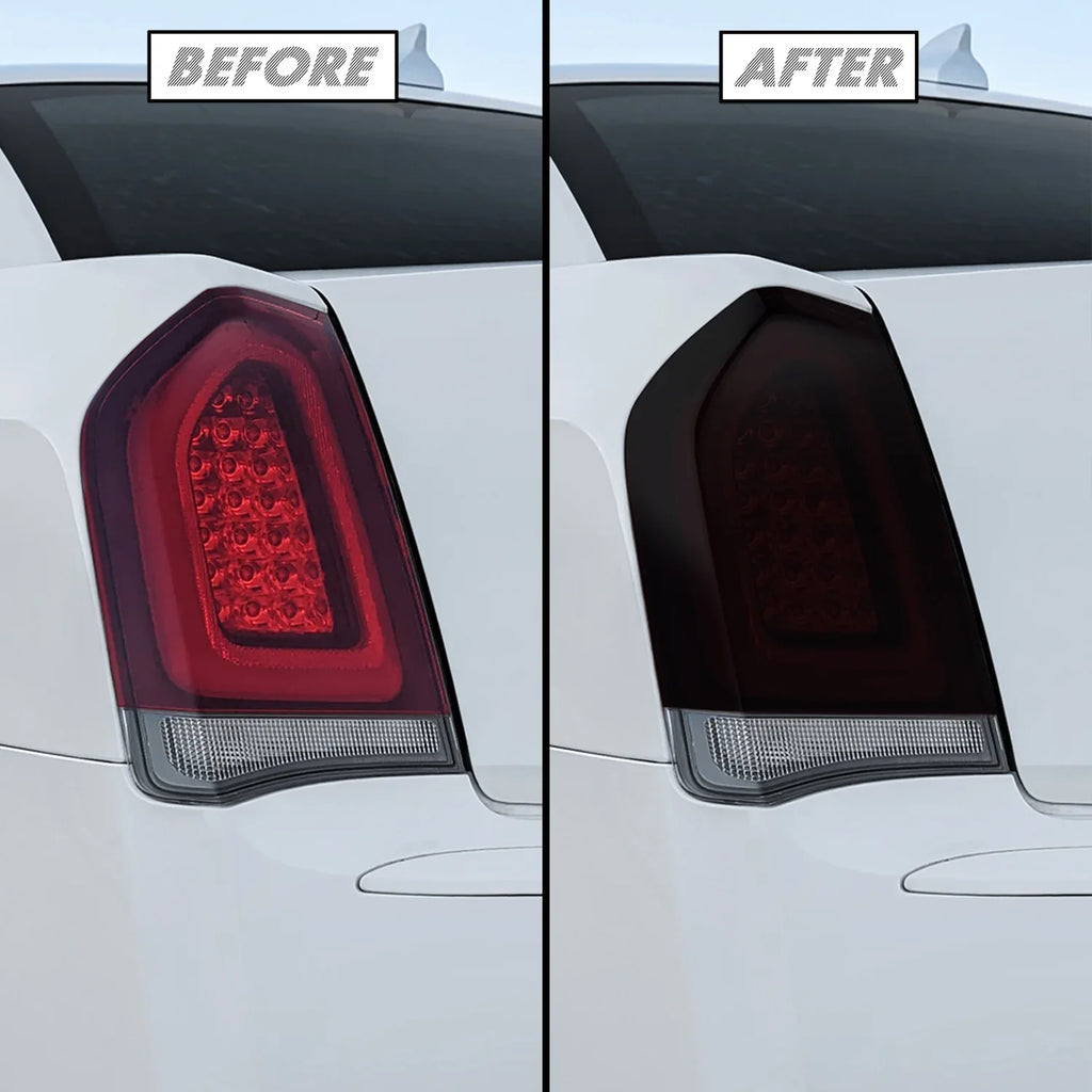 2015-2023 Chrysler 300 / 300C | Tail Light Cutout PreCut Tint Overlays