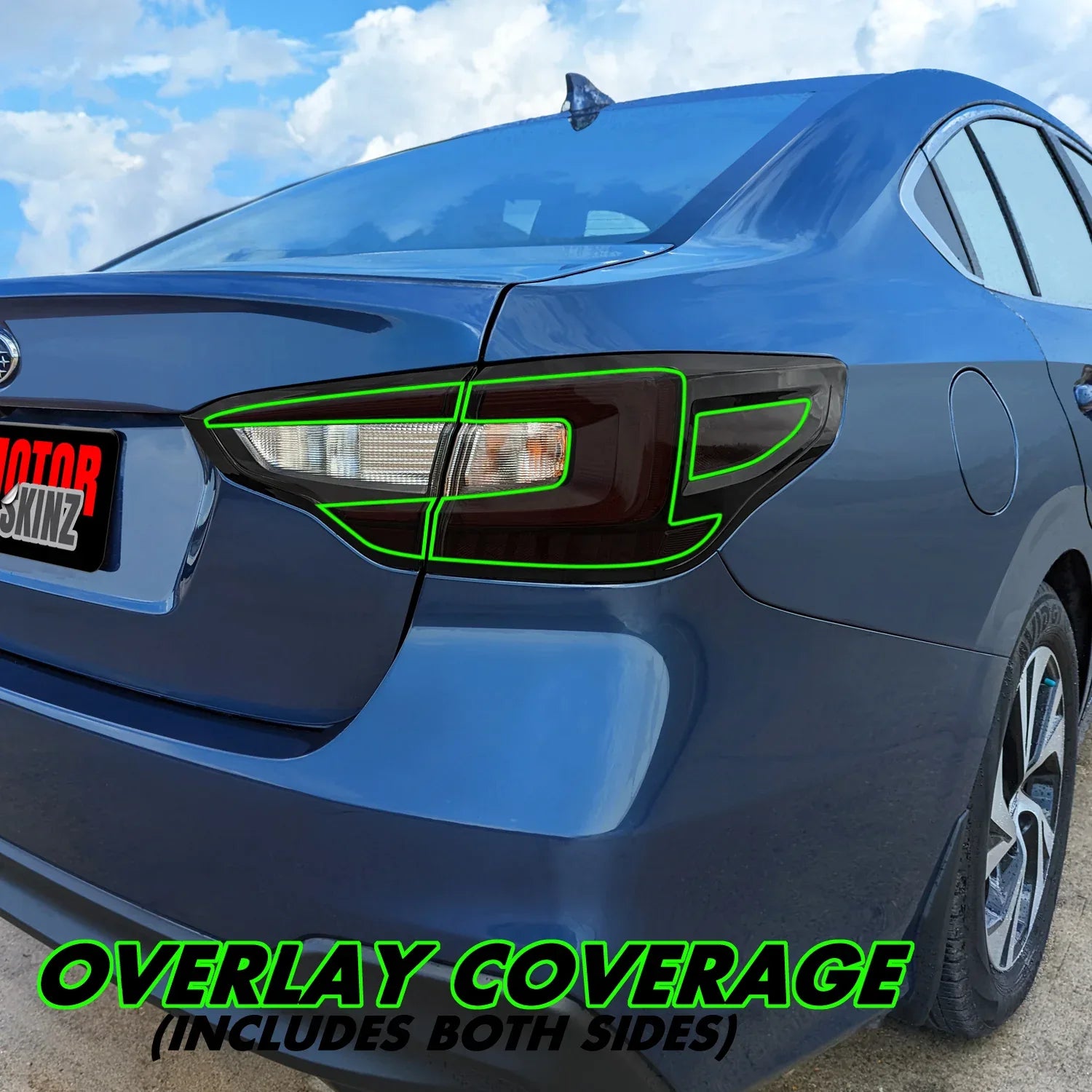 2020-2022 Subaru Legacy | Tail Light Cutout PreCut Tint Overlays